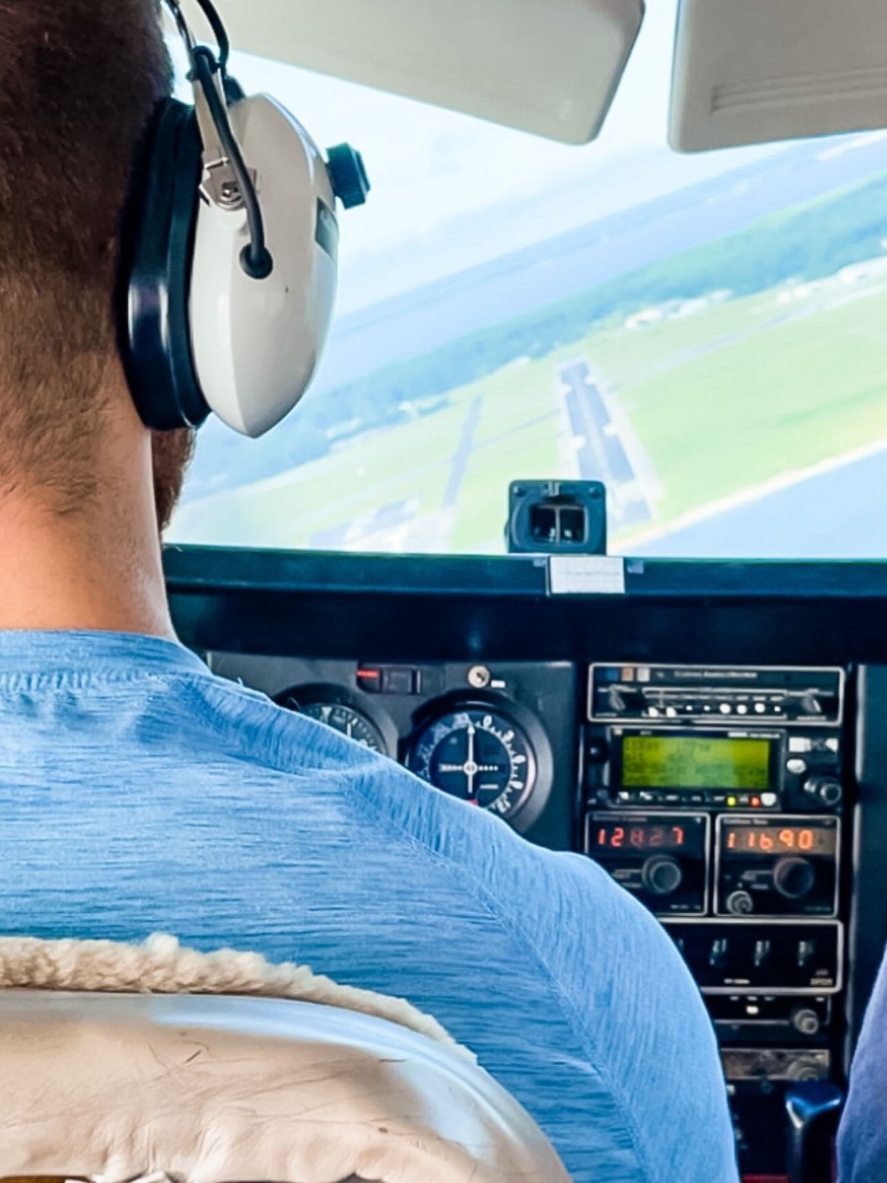 Hands-on flying with a Certified Flight Instructor.